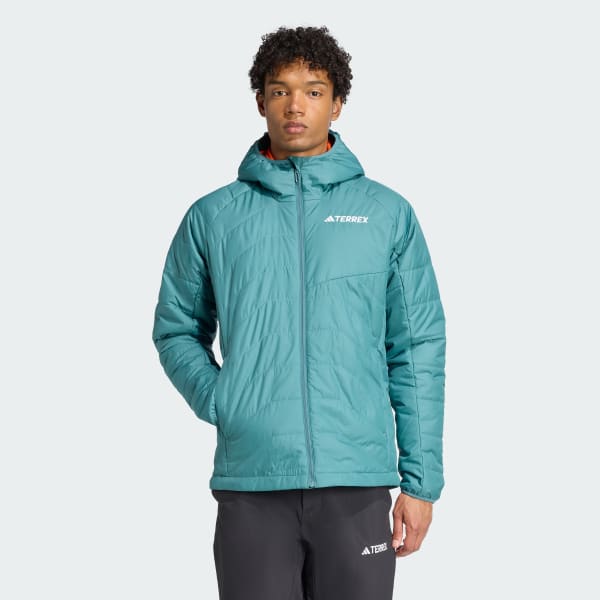 Green Terrex Multi Synthetic Insulated Hooded Jacket