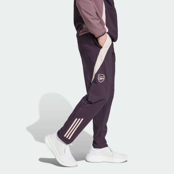 Purple Arsenal Tiro 24 Presentation Tracksuit Bottoms