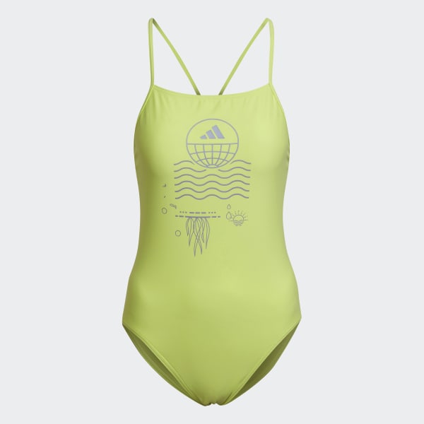 Green Natureef Graphic Swimsuit RT078