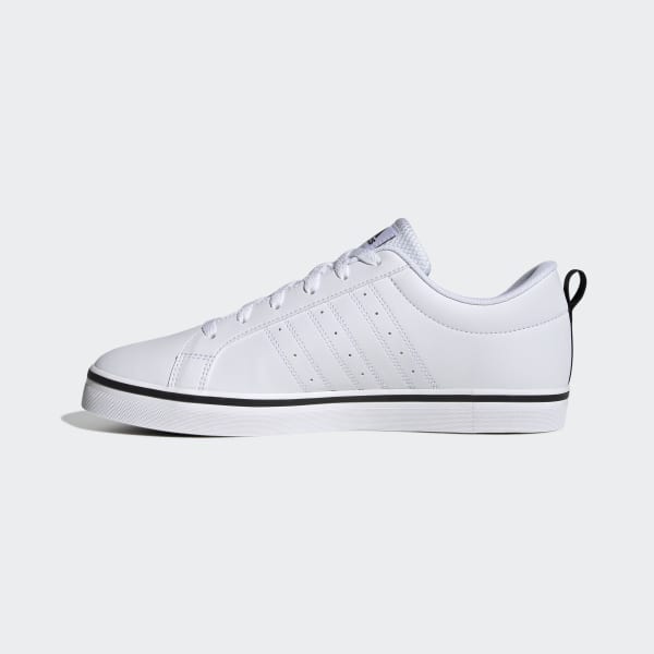 White VS Pace 2.0 3-Stripes Branding Synthetic Nubuck Shoes