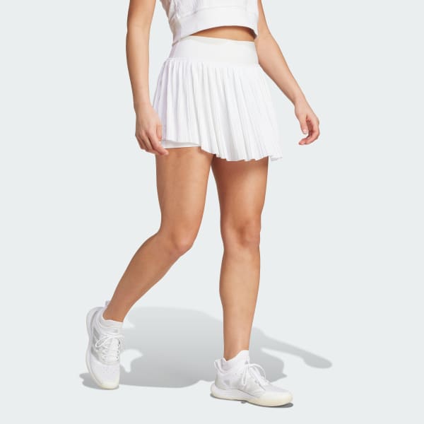 adidas Tennis Pro Pleated AEROREADY Skirt White adidas UK