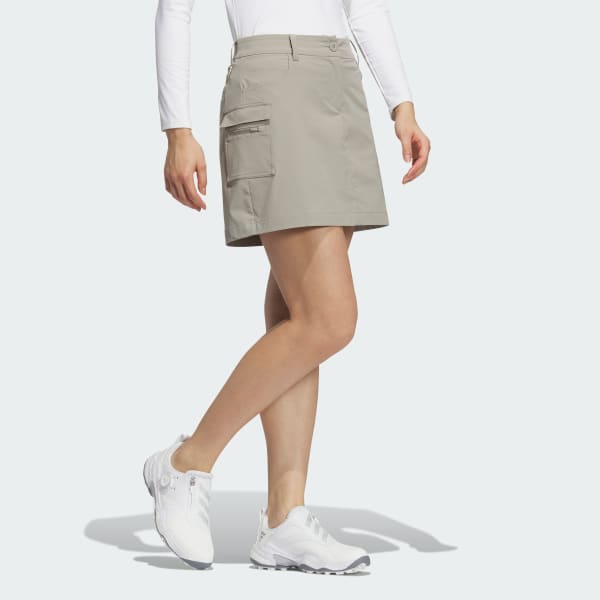 Beige 4-웨이 스트레치 스커트