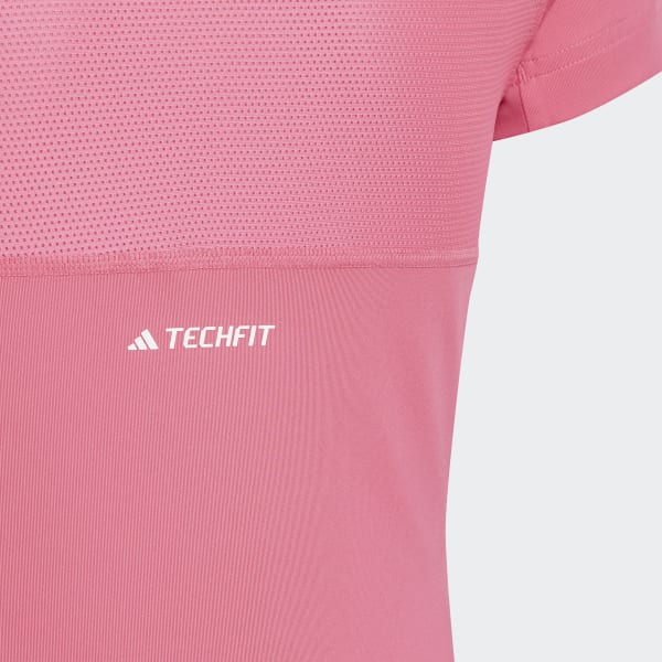 Rosa T-shirt da allenamento Techfit AEROREADY Sport Icons HM731