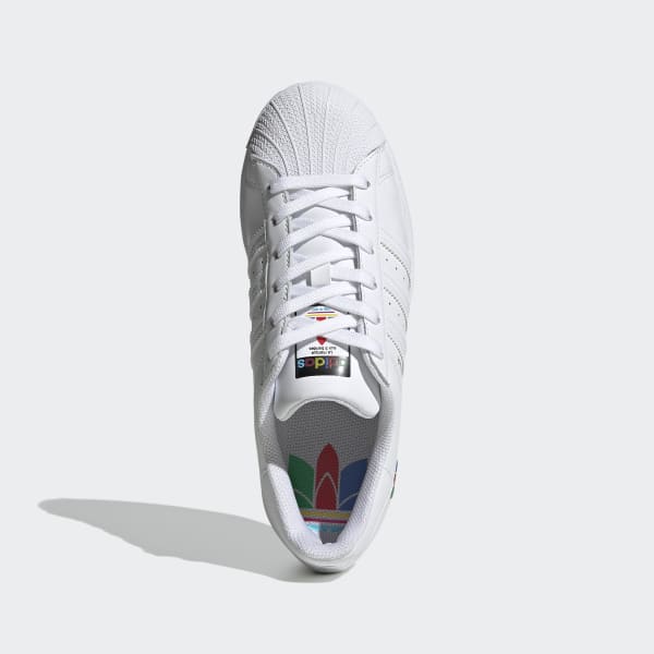 White superstars adidas womens on sale