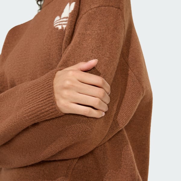 adidas Originals アスレチック デプト ニットセーター - ブラウン