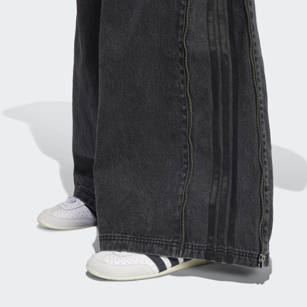 Calça Adilenium Season 3 Zip Washed Denim - Preto adidas | adidas
