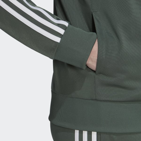 Adidas Primegreen Essentials Slim 3-Stripes Track Jacket