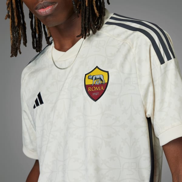 bézová AS Roma 23/24 Away Jersey