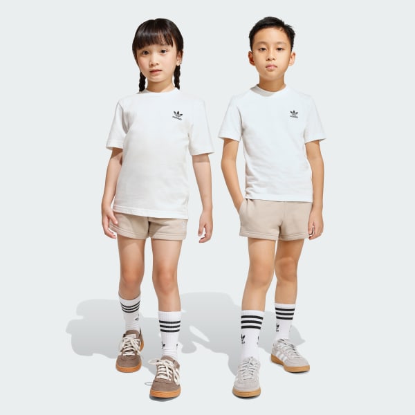 Beige Shorts and Tee Set Kids