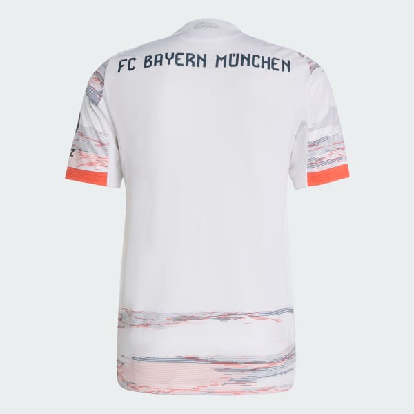 Blanc Maillot Extérieur FC Bayern 25/26 Authentique