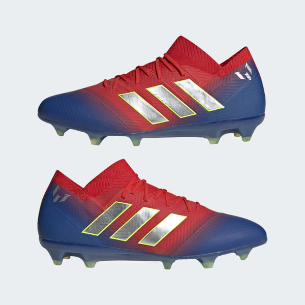 adidas Nemeziz Messi 18.1 Firm Ground Boots - Red | adidas Malaysia