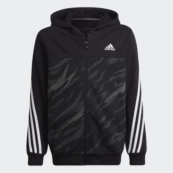 Zwart 3-Stripes Trainingspak