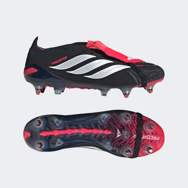 Noir Chaussure de football languette rabattue PREDATOR ELITE Terrain gras