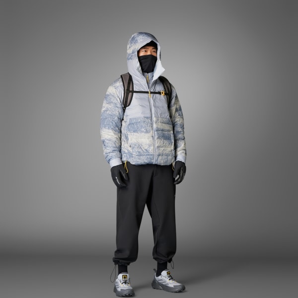 adidas National Geographic Insulated Çift Taraflı Mont - Mavi