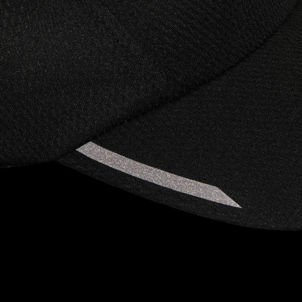Hitam Topi Running Four-Panel Mesh AEROREADY
