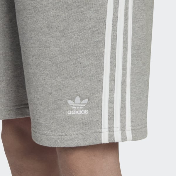 adidas 3-Stripes Sweat Shorts Grey Men's | adidas US