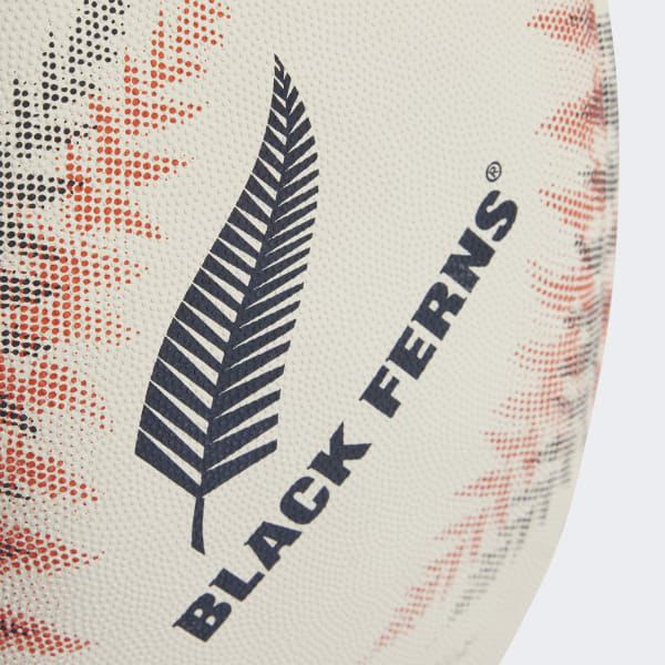Wit NZRU Black Ferns Replica Rugbybal WX710