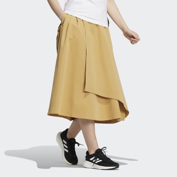 Beige PRSVE 루즈 핏 랩 스커트 V0424