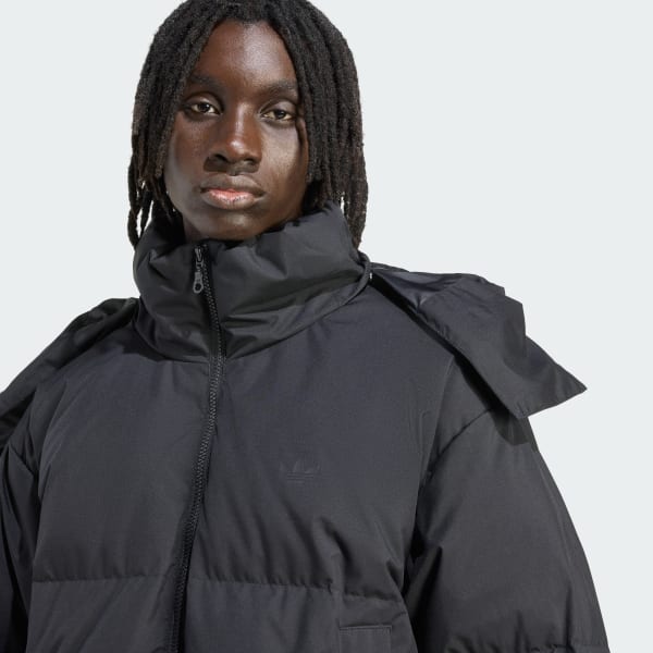 adidas Originals Duck Down Puffer Jacket - Black | Free Shipping