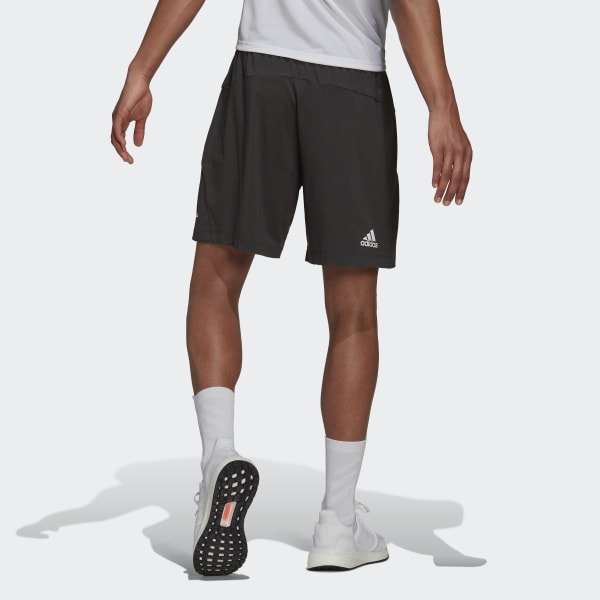 Black Train Icons 3-Bar Training Shorts