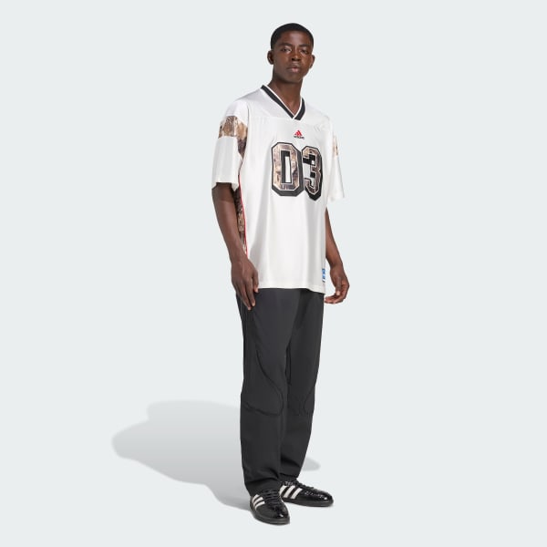 blanc Maillot de football adidas Originals Camo