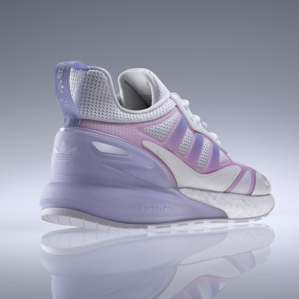 White ZX 2K Boost 2.0 Shoes LSR74