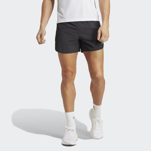 Μαύρο Run Icons 3-Stripes Shorts