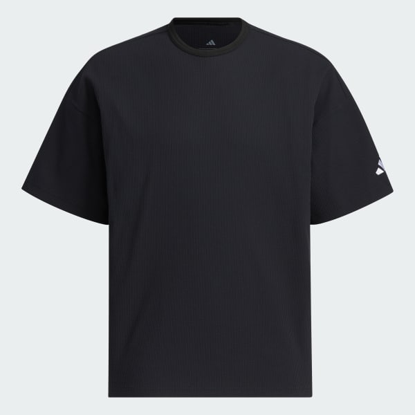 アディダス ルーズフィット ワッフルファブリック 半袖Tシャツ