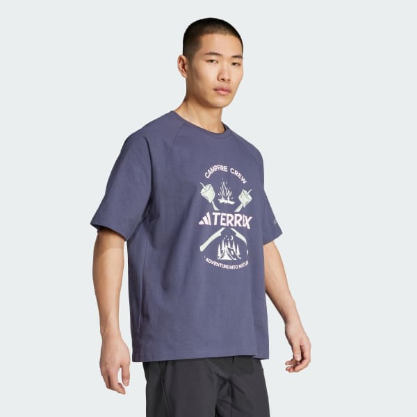 Blue Polygiene Graphic Tee