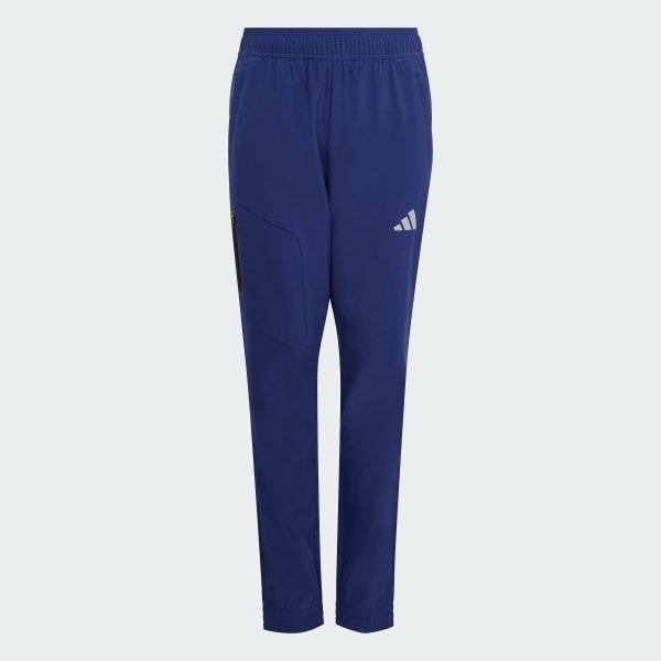 Schwarz ADIDAS BOYS HOODED TECH WOVEN PANTS