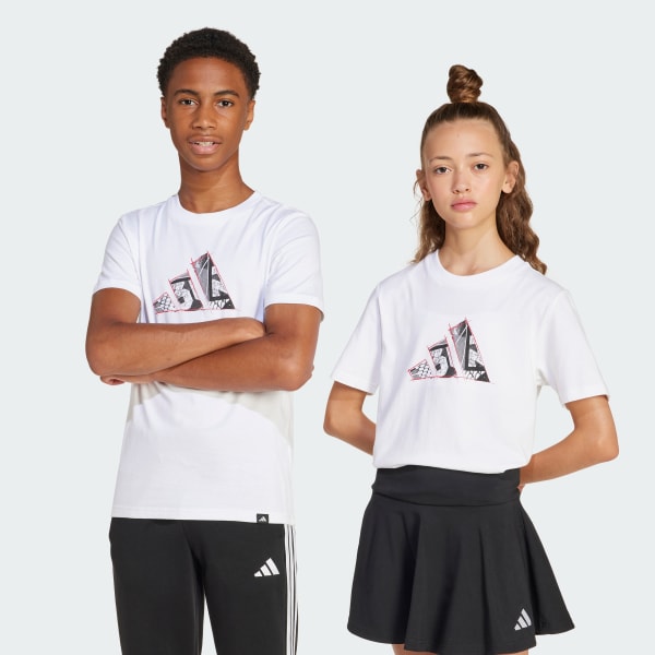 White Codes Photoreal Logo Graphic Tee Kids