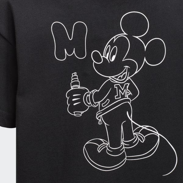 Black Disney Mickey and Friends T-Shirt JJU81