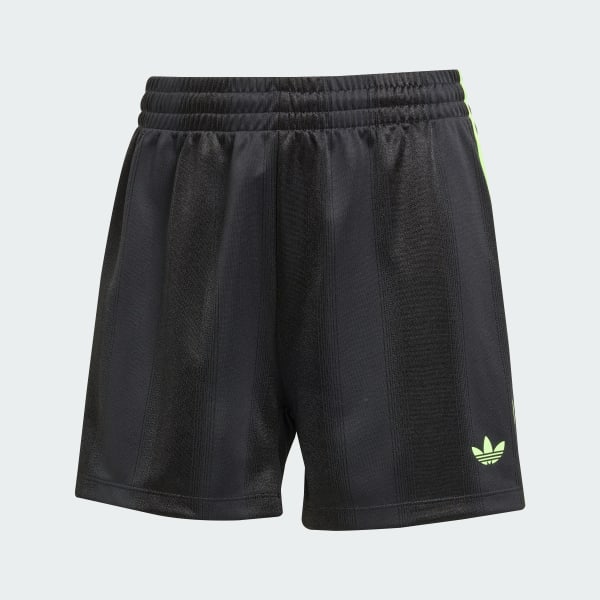 สีดำ กางเกงขาสั้นสำหรับกีฬาฟุตบอล Adicolor Football ผ้าแจ็คการ์ดพร้อมแถบ 3-Stripes