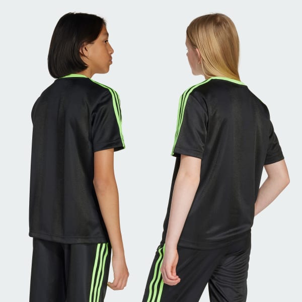 Black Jacquard Tee Kids