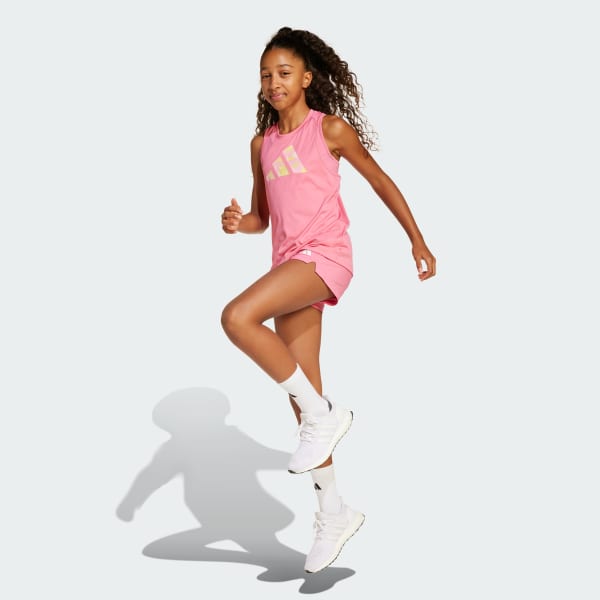 Pink Train Essentials Flower-Print Shorts Kids