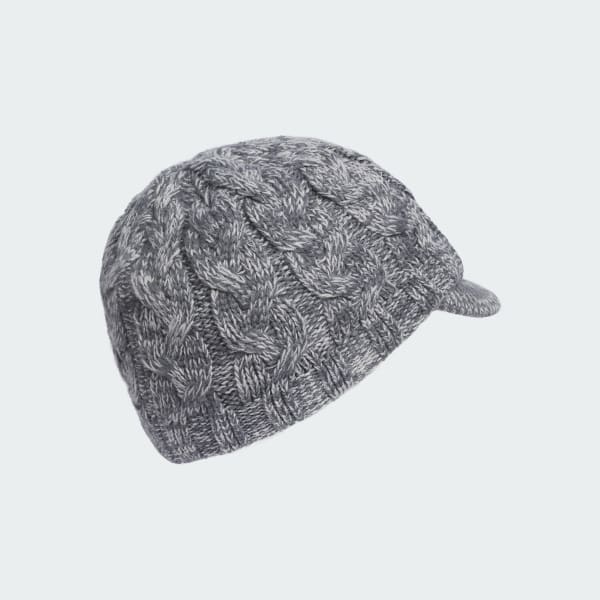 Grey Crystal Brimmer Hat