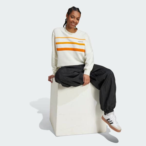 White '80s Sweatshirt