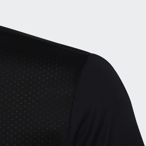 Preto T-shirt de Ténis Club