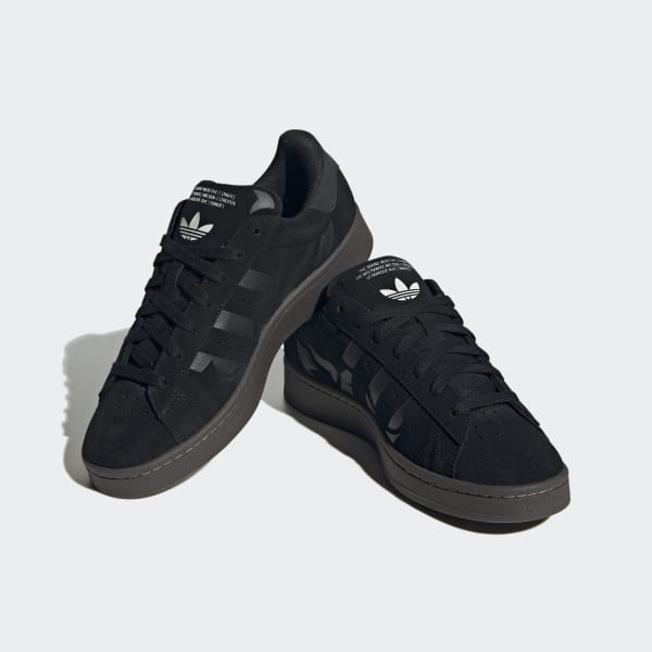 Black Campus Low Trainer Shoes