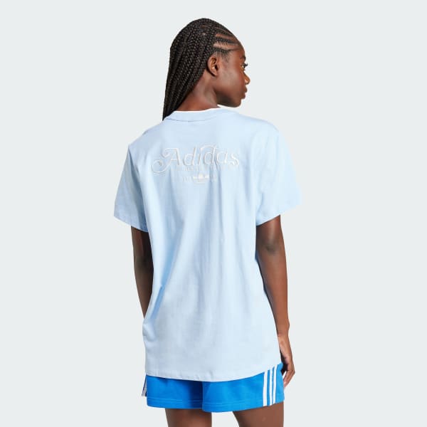 Blue Graphic Loose Tee
