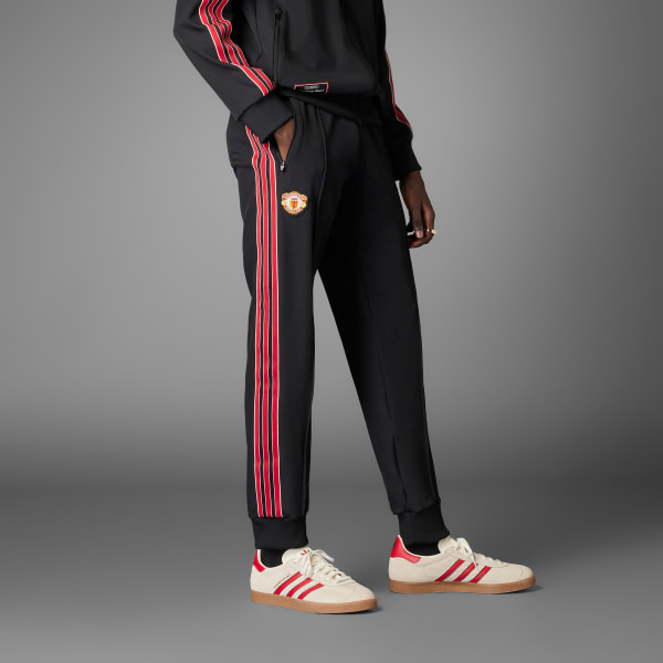 Hitam Track Pants Manchester United Terrace Icons