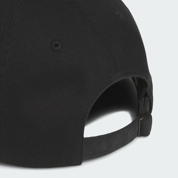 Preto Boné Skateboarding Racer com listras