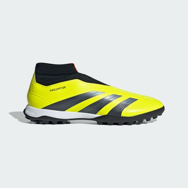 adidas Predator 24 League Laceless Turf Soccer Shoes Yellow Free Shipping with adiClub adidas US