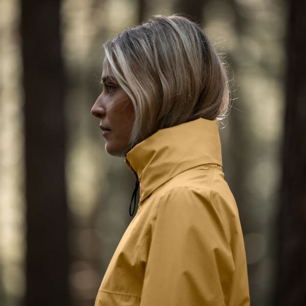 Adidas yellow rain discount jacket