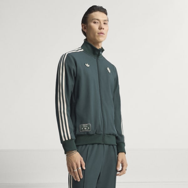 adidas Juventus Terrace Icons Track Top - Green | Free Shipping