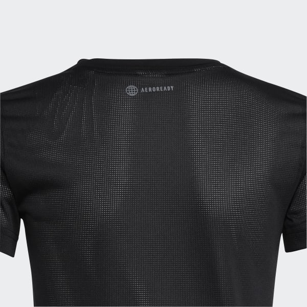 Zwart Running AEROREADY 3-Stripes T-shirt