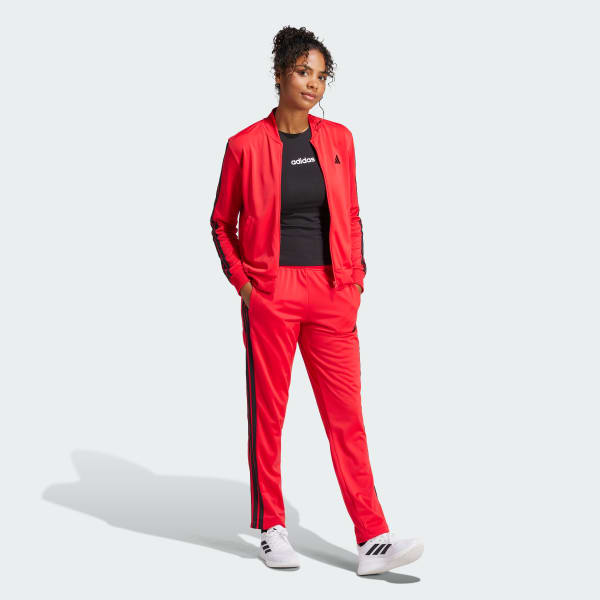 Full red adidas tracksuit on sale