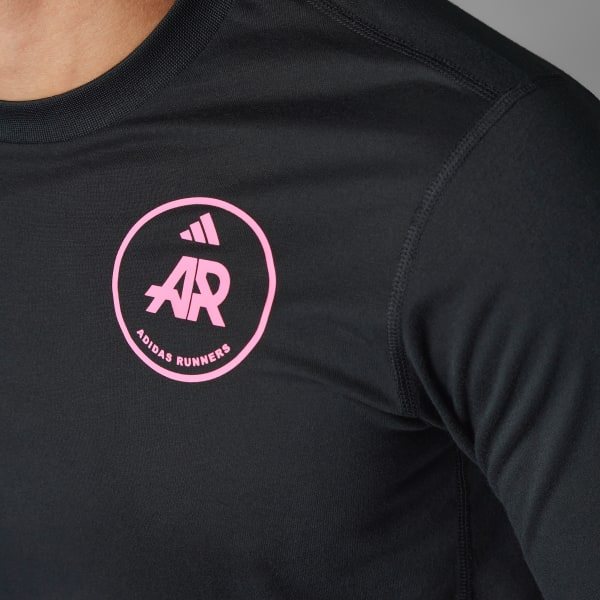 adidas Own the Run adidas Runners Longsleeve Uniseks Zwart