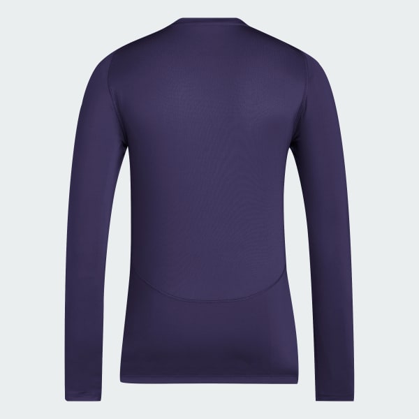 トップス KY adidas TECHFIT Long Sleeve Tee - Blue | Free Shipping with adiClub