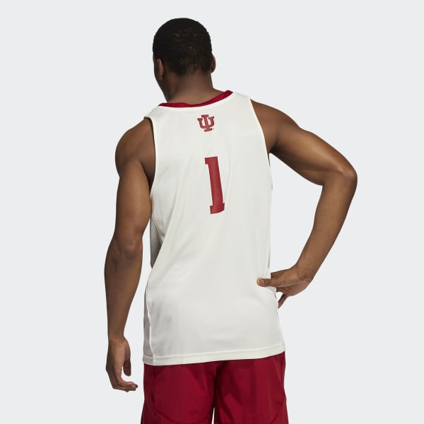 adidas Hoosiers NCAA Swingman Jersey - Red, Men's Basketball